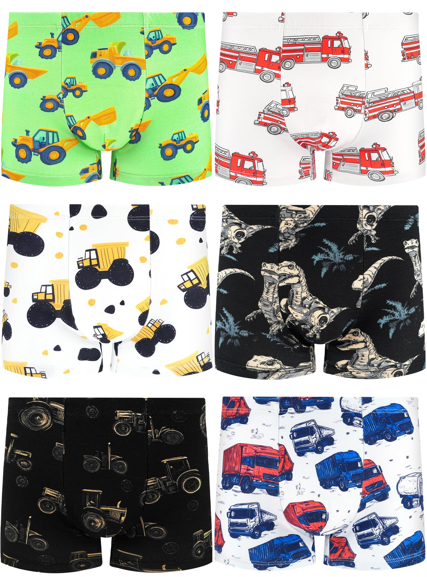 Boys Underwear Soft Cotton Tagless Panties for Toddlers Little Kids Comfort Breathable Boxer Briefs in Sizes 2T 3T
