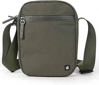 Destinio Small Crossbody Sling Bag for Men and Women - Waterproof Pocket and Zippers, Anti Theft Locking - Stylish Mini Si... Price In India