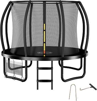 Zelsius Trampoline de Jardin Premium Jump02s 305 cm avec Accessoires