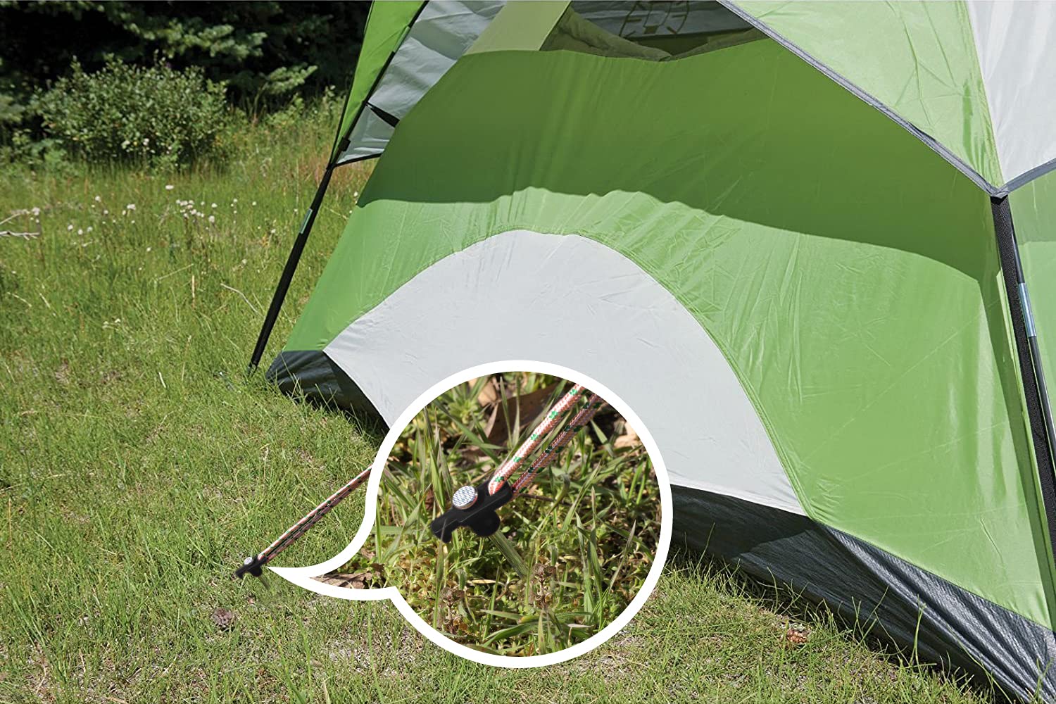 ABCCANOPY Lot de 10 piquets de Tente de Camping de 27,9 cm (Noir)