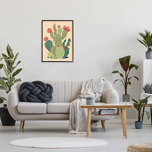 Miniatura 2 de Stupell Industries Whimsical Cactus Flower Vegetation Framed Giclee Art, Design by Ziwei Li