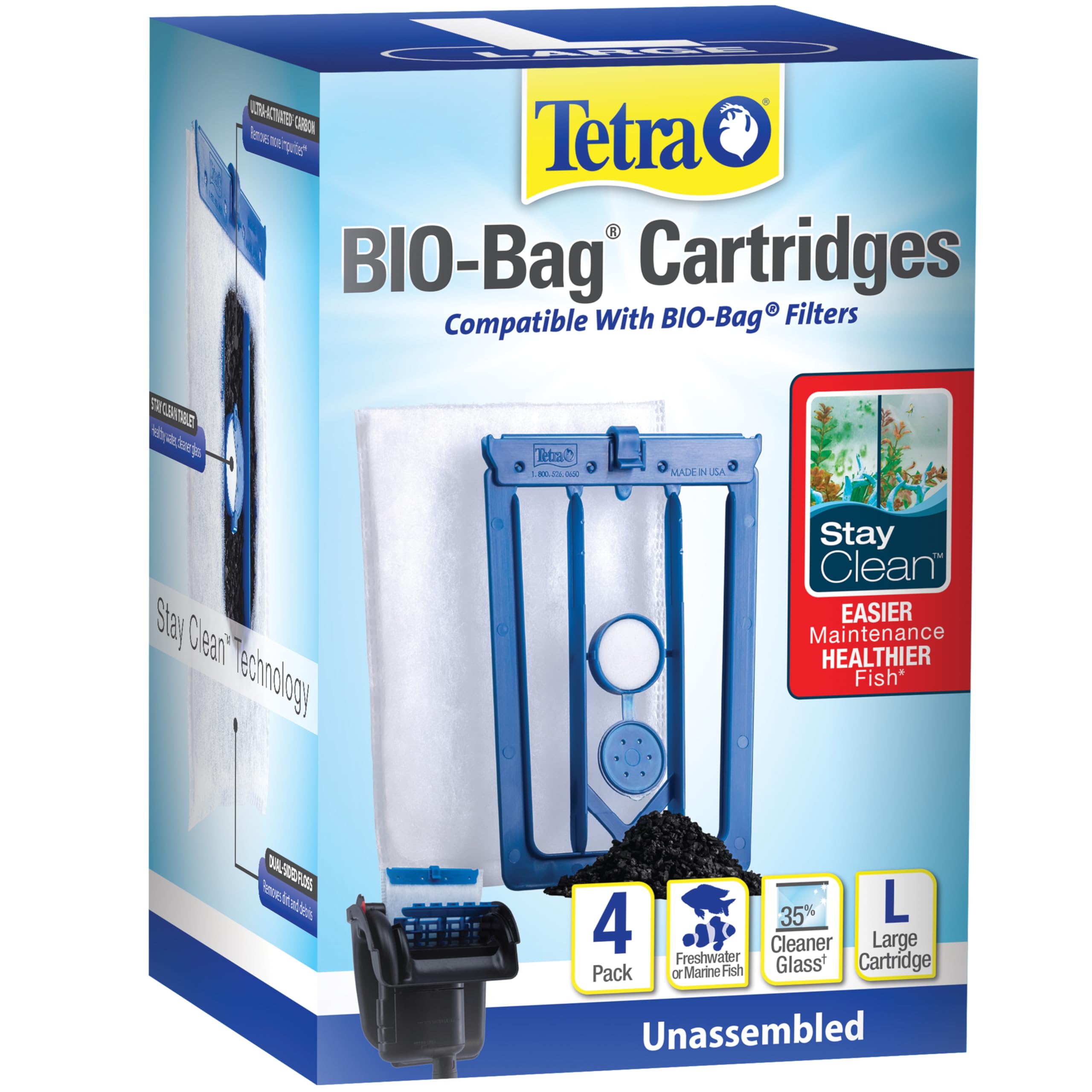 Tetra Whisper Bio-Bag Large Filter Cartridges for Aquariums, 3 Count — Amazon image 16