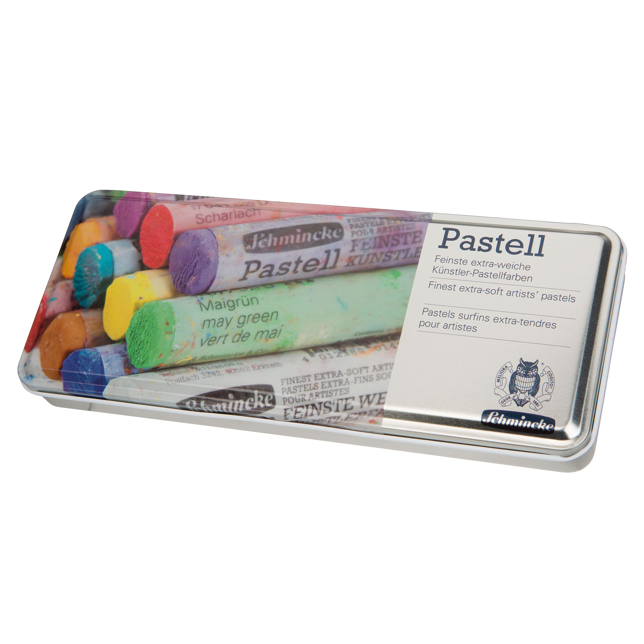 Schmincke - Metal empty box for pastels, 77911097, for 11 pastel pencils, for individual self-filling, pastel set, foam insert for safe storage and transportation - Image 2