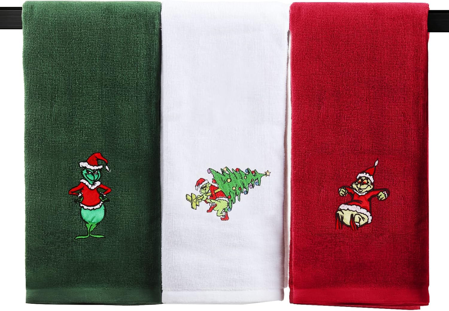 HEYPRIIL Large Christmas Hand Towel Bathroom Decorataions