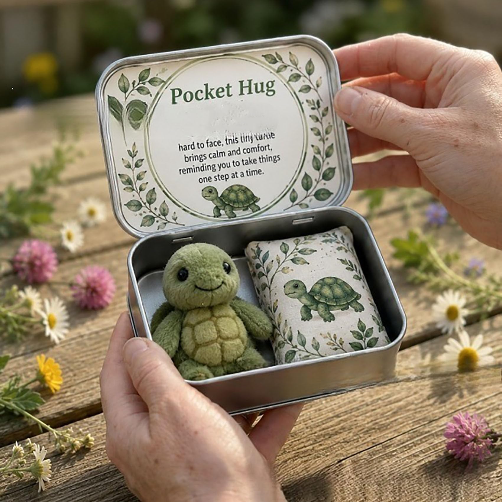 Personalized Pocket Hug Mini Plush Animal Gift Box (#J)