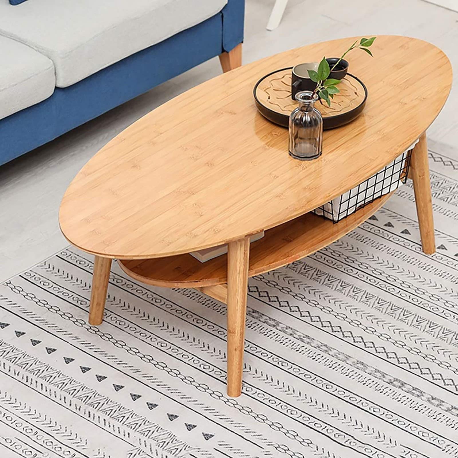 アンティーク　コーヒーテーブル　サイドテーブル　楕円形 コーヒーテーブル 木製 サイドテーブル おしゃれ アンティーク レトロ