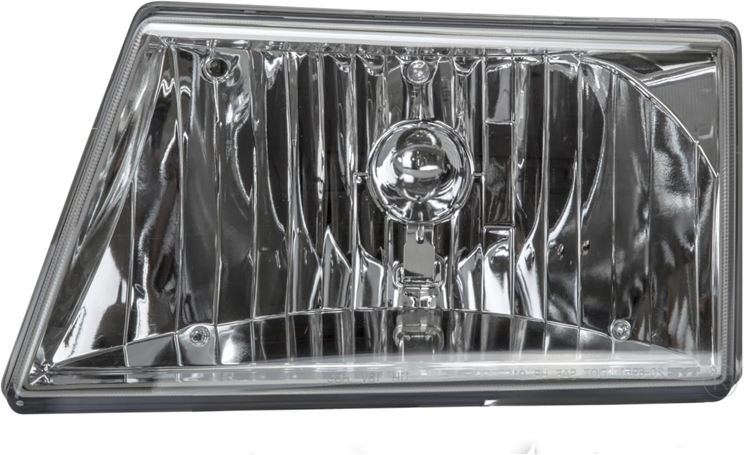 Replacement for Mazda B2300/ B2500/ B3000/ B4000 2001 2002 2003 2004 2005 2006 2007 2008 2009 2010, CAPA Certified Headlight Assembly, SX, Base, SE, DS, w/Bulbs, Halogen Headlamp, Left/Driver Side