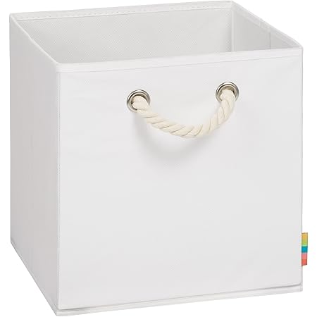 4x Aufbewahrungsbox Stoff - Faltkiste 30x30x30cm Rot - Regalbox Ohne Deckel Mit Griffen