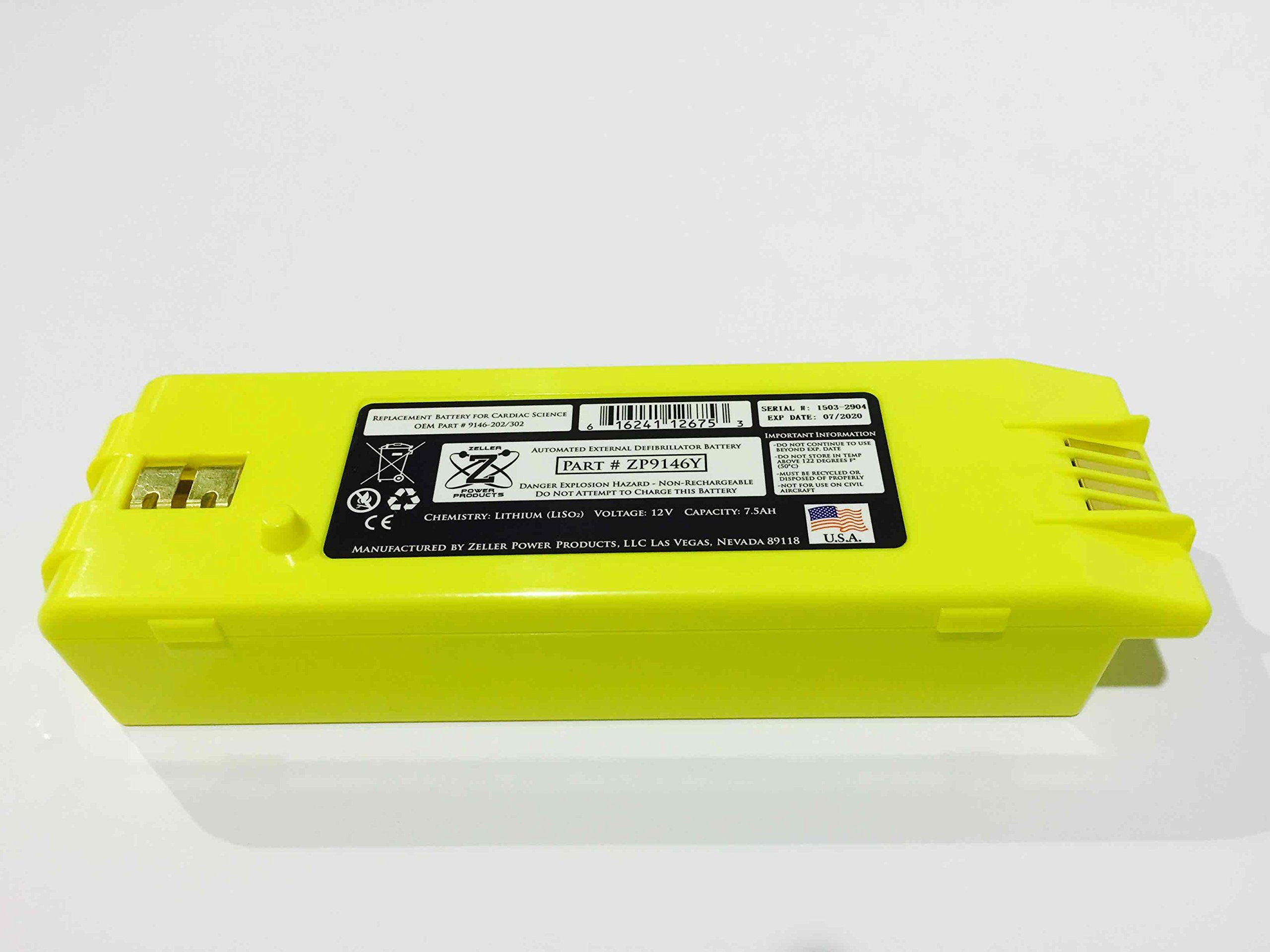 9146302 Battery for Cardiac Science Powerheart G3 AED Buy Online in