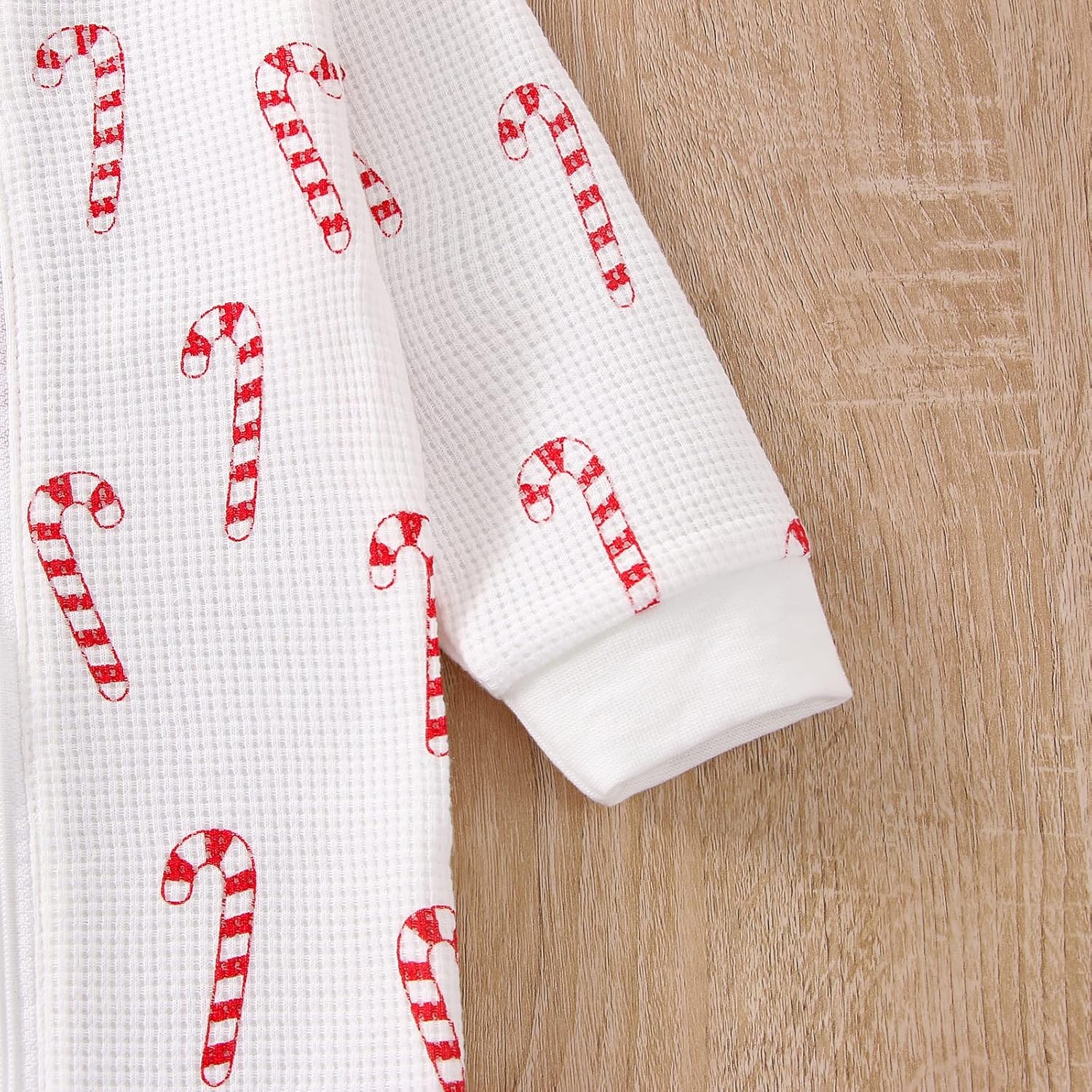 Mubineo Baby Girl Boy Christmas Romper Jumpsuit Long Sleeve Zipper Outfits Clothes - Image 6