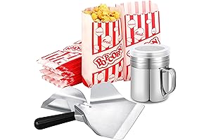 202 Piece Popcorn Fun Flavorcal Variety Set: Top Kernel Scooper and Seasoning...