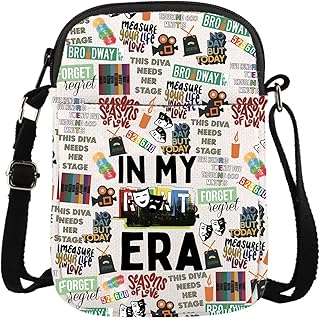 Musical Gift Musical Fans Gift In My R Era Crossbody Bag Musical Theatre Gift for Musical Lovers