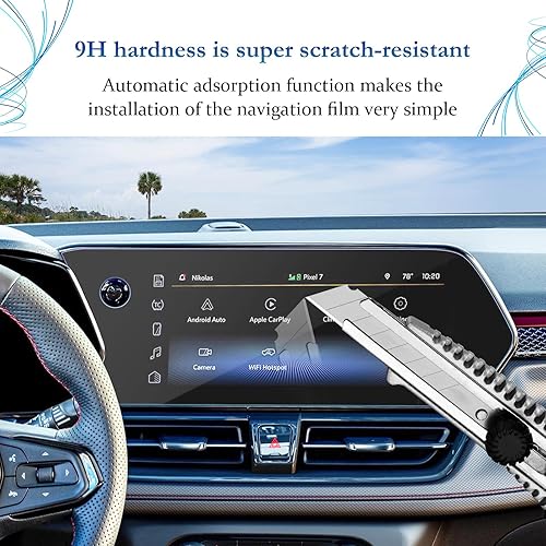 Miniatura 2 de SKTU - Protector de pantalla para Chevy Trailblazer 2024 para Chevrolet Trailblazer LTLSACTIV 2024, pantalla de navegación de 11 pulgadas para Chevy