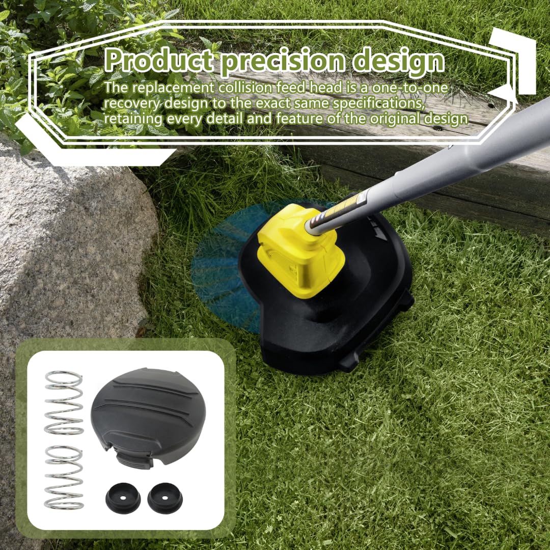 TOSRWGLL Trimmerfaden Für DeWalt Rasentrimmer – 0,080 Zoll (2 Mm), 50 M Lang, Aus Robustem Nylon, Kompatibel Mit DCST972, DCST922 U. A.