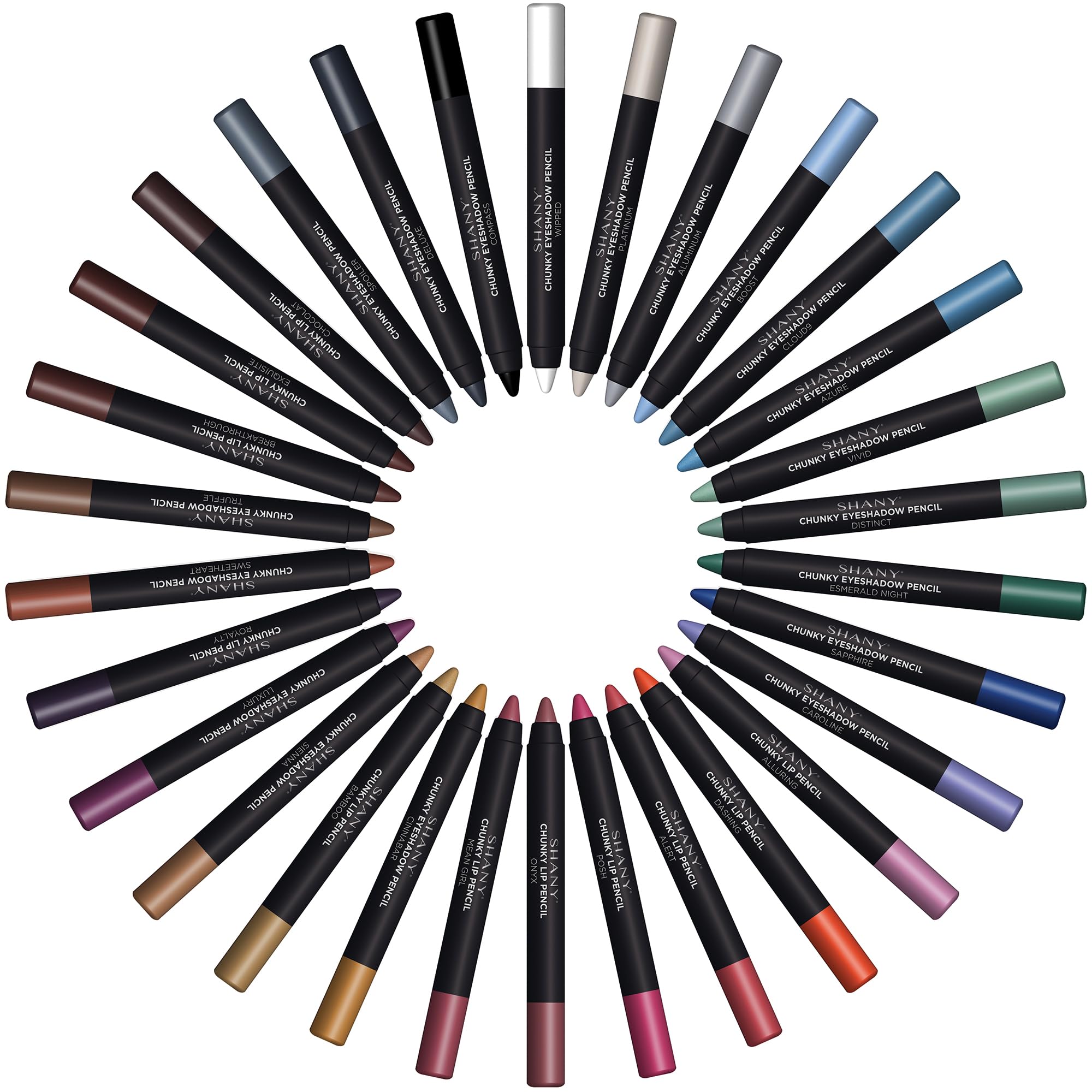 SHANY Chunky Multi-Use Eye & Lip Makeup Pencils