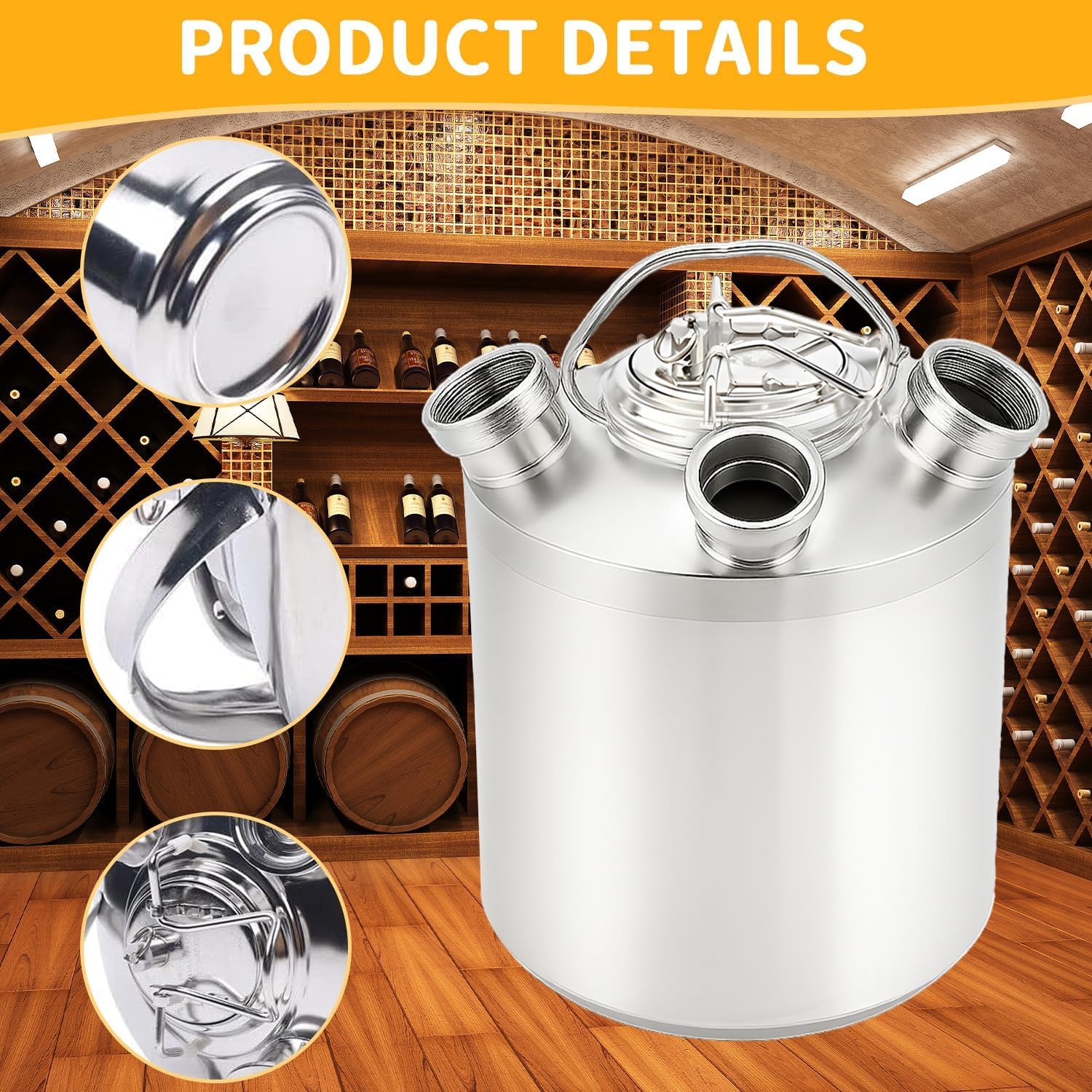 Limpiador de líneas de cerveza de alta eficiencia, contenedor multifuncional de 10 L para limpiar máquinas de tiro y barriles, ideal para un mantenimiento eficiente y calidad de preparación