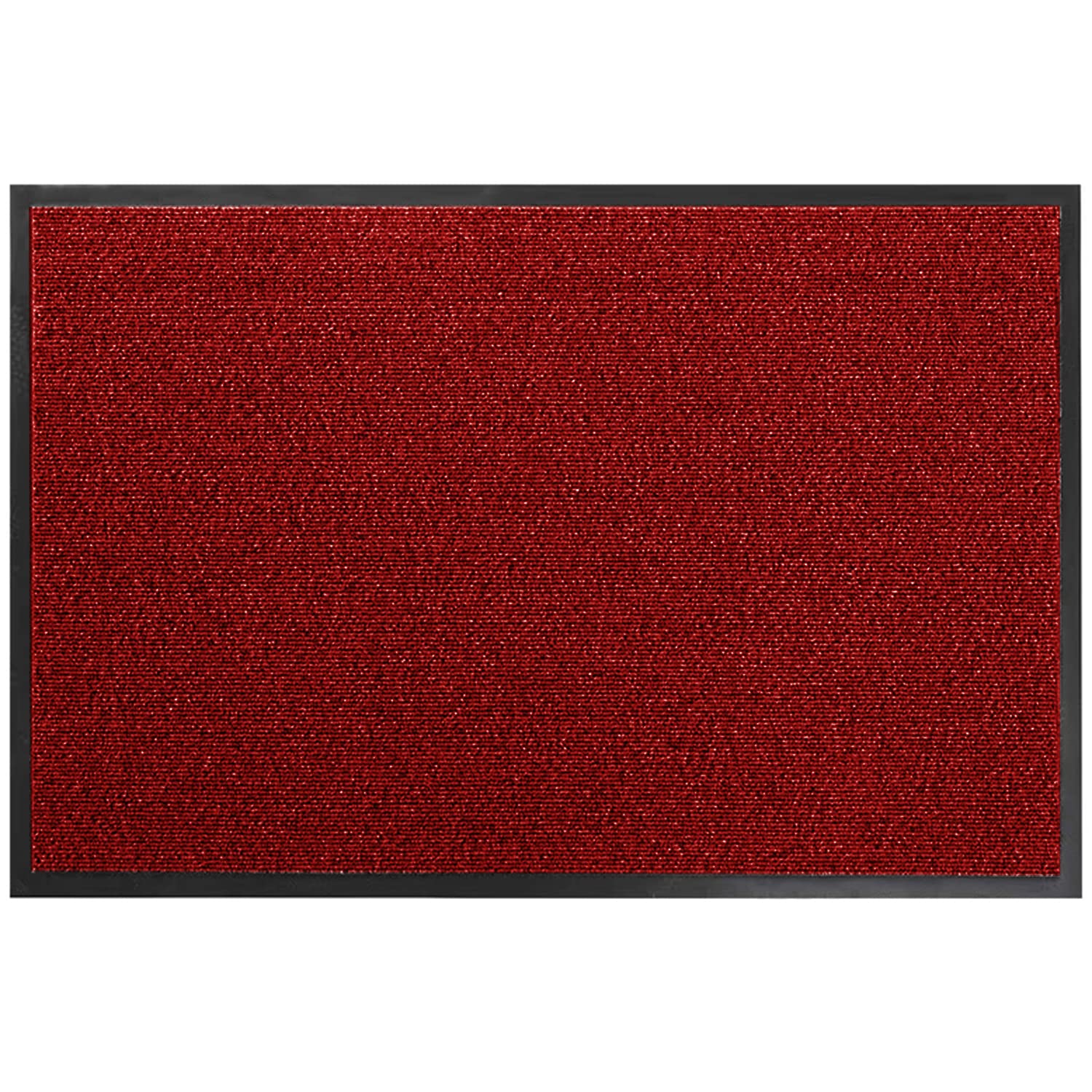 Photo 1 of Bcrio All-Season WeatherMax Front Door Mat?Large Heavy Duty Welcome Outdoor Indoor Mats?Easy Clean Patio Entrance Mat,Red 59 Inch x 35 Inch