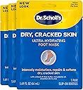 Dr. Scholl's Dry, Cracked Skin, Ultra Hydrating Foot Mask, 3 Pairs Moisturizing Socks: Intensely Moisturizes Repairs and Softens Rough Dry Skin with Urea & Essential Oils for Dry Cracked Feet