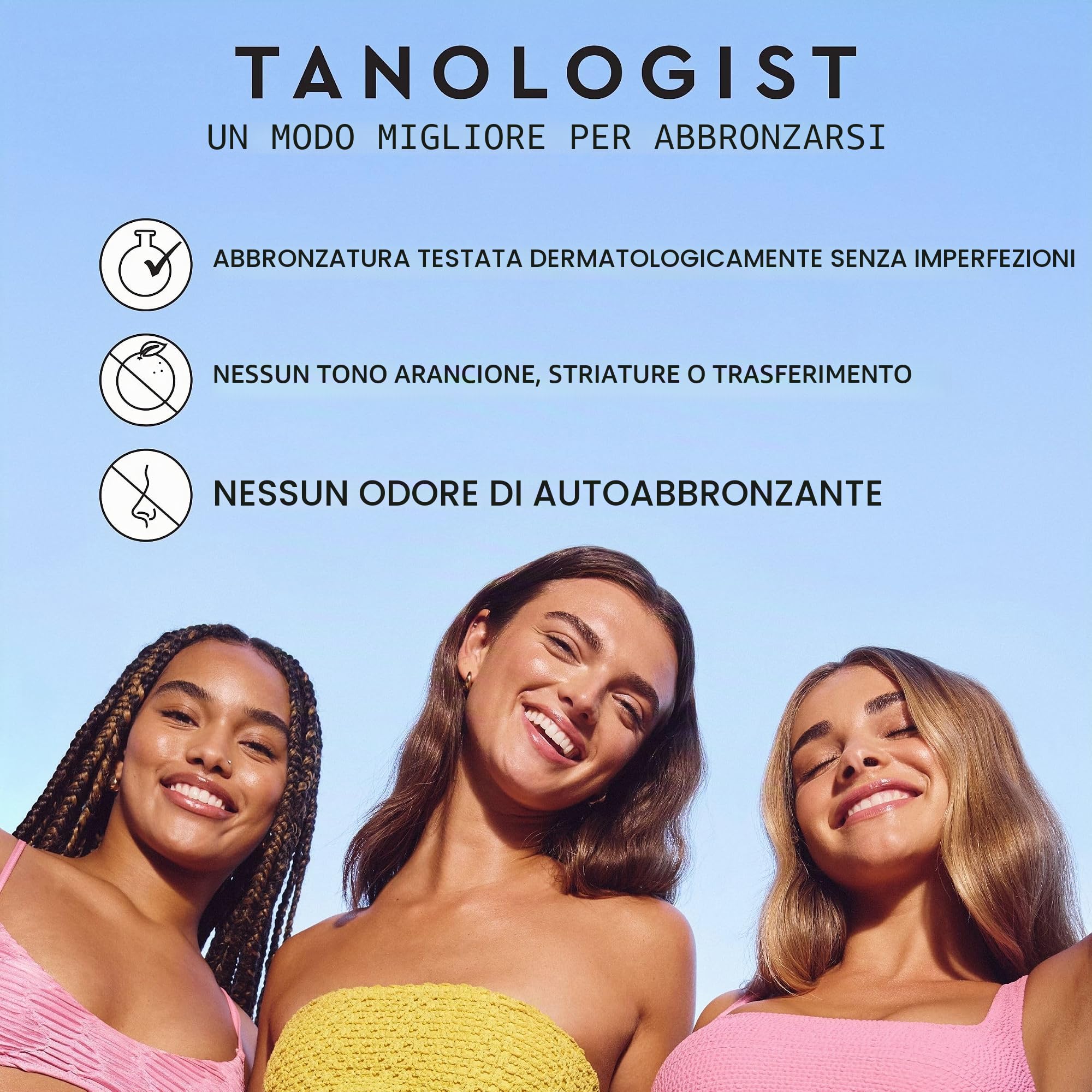 Tanologist Guanto Autoabbronzante Viso e Corpo Duo - Riutilizzabile e Lavabile in Lavatrice