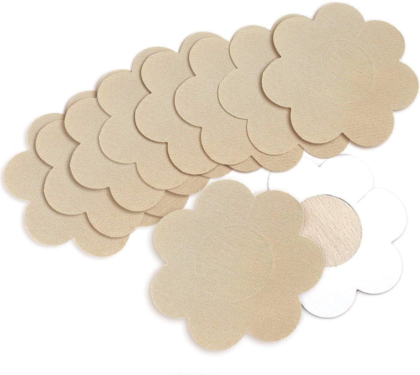 Satin Pasties Sexy Breast Adhesive Nipplecovers Petals For Tanning Womens