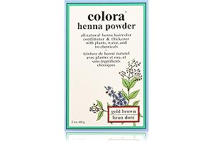 Colora Henna Powder: Golden Radiance for Lustrous Hair