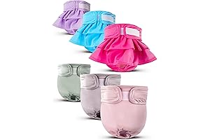 XPCARE Dog Diapers for Female Washable 6 Pack