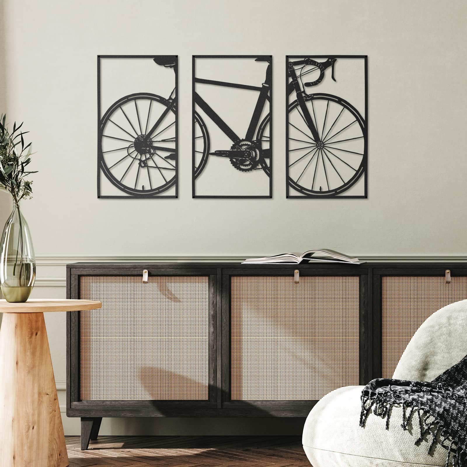 Creative Coop DA6000 Iron Bike Shape Wall Decor with
