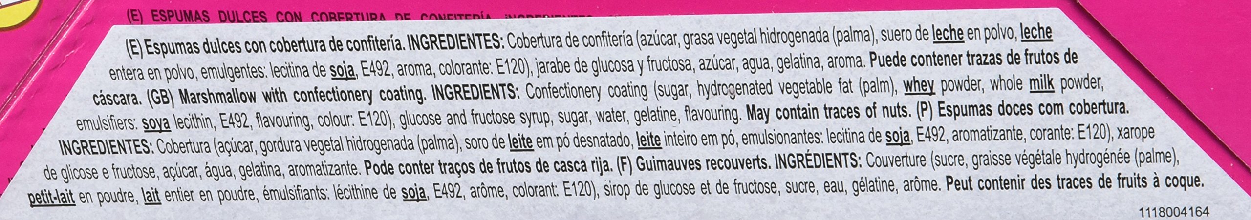Fini Marshmallow Cubierto de Choco Sabor Fresa 730 gr