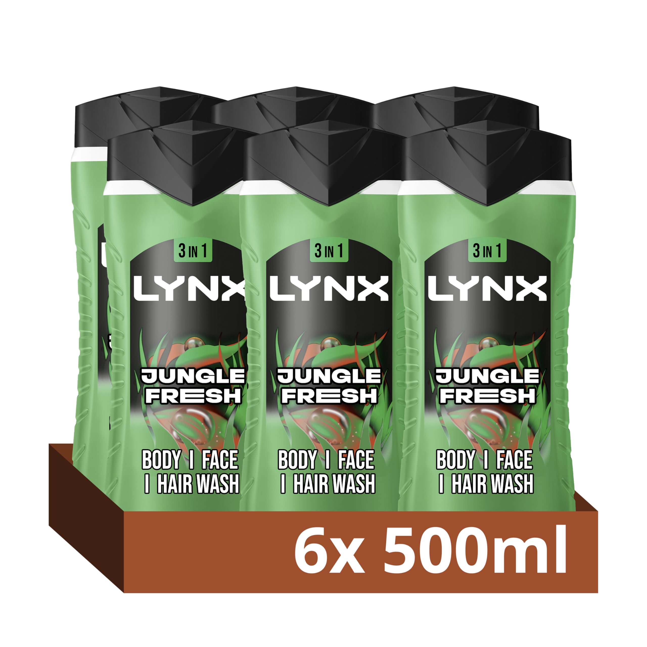 Lynx Men's Grey Fifa Africa Anti-Perspirant Aerosol Deo Spray 200Ml, 6 Pack In
