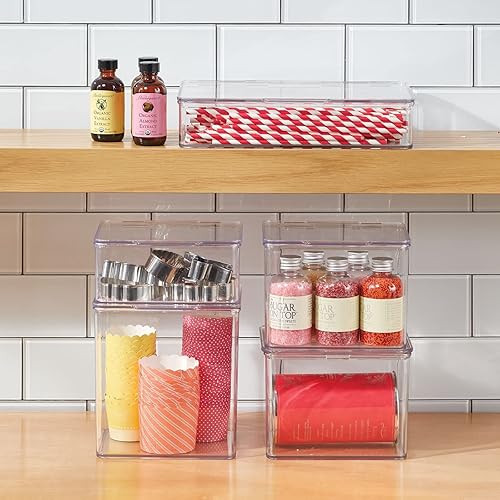 Miniatura 8 de mDesign kitchenstackbins, Paquete de 2