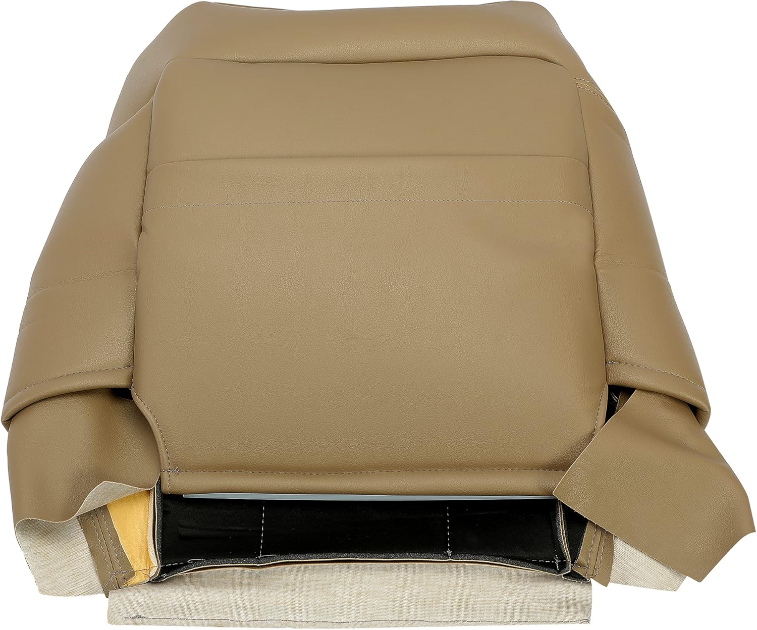 ECOTRIC LH/RH Seat Top Cover Compatible with 1996-2002 Toyota 4Runner - Oak Tan - Driver Side/Passenger Side