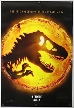 JURASSIC WORLD DOMINION MOVIE POSTER 2 Sided ORIGINAL INTL Version A 27x40