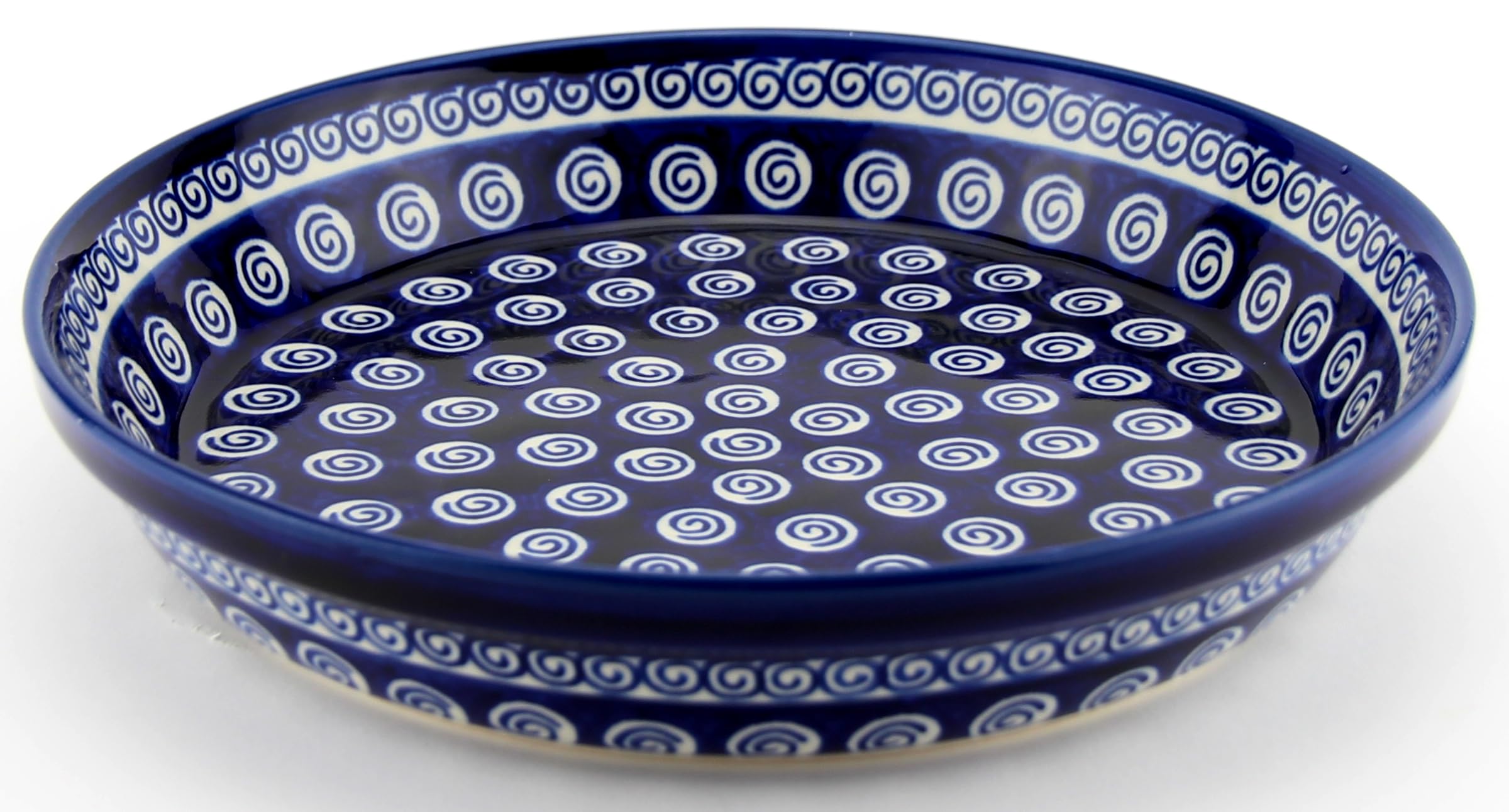 Polish Pottery Dish Pie Plate 10