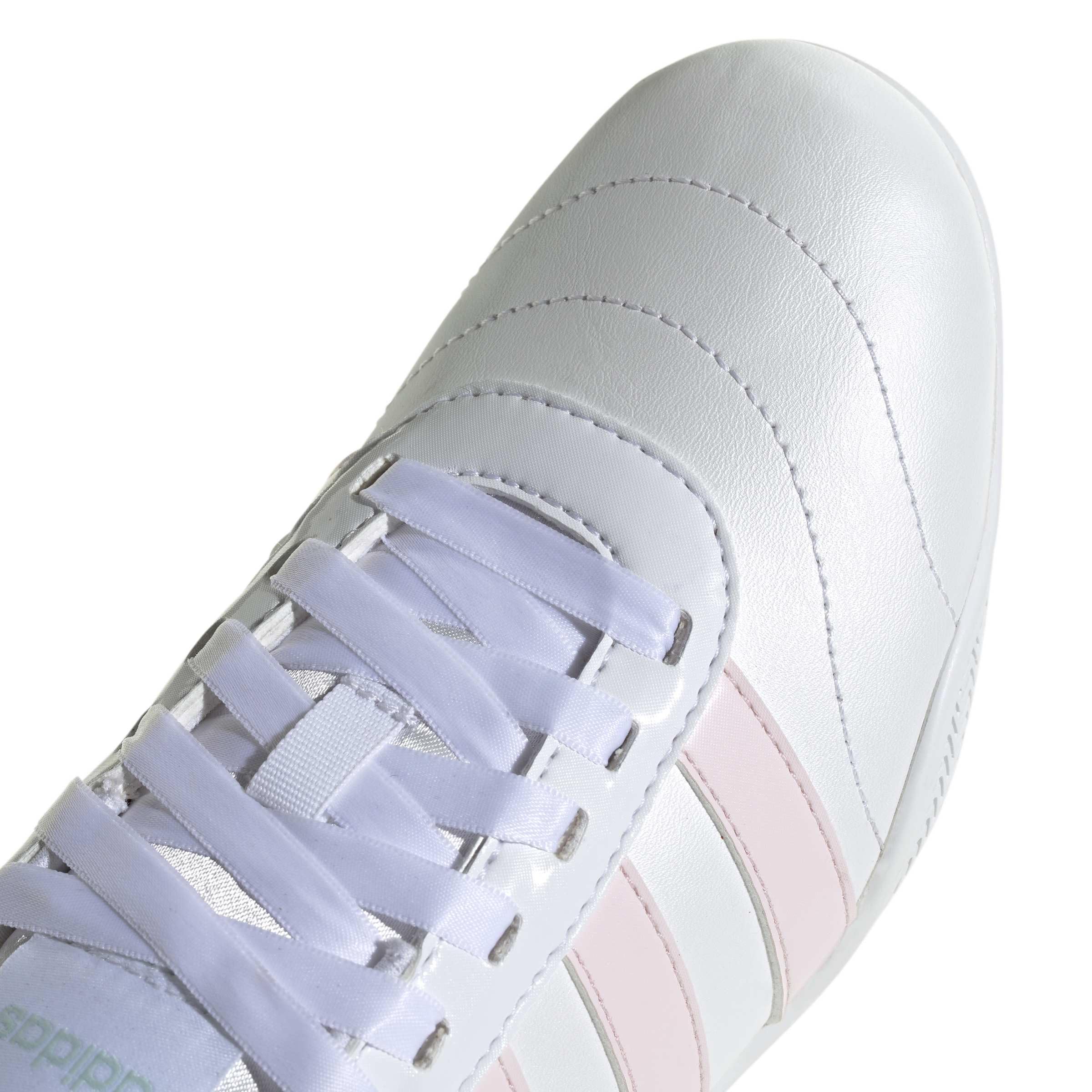 adidas Unisex - Bambini e Ragazzi Grand Court Lo Girls Junior Shoes, Ftwr White/Distilled Pink/Halo Mint, 36 EU