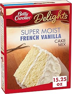 Betty Crocker Super Moist Cake Mix, French Vanilla, 15.25 oz