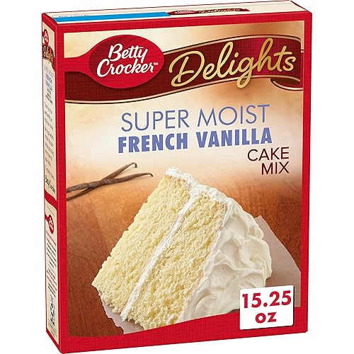 Miniatura 13 de Betty Crocker Delights Super Moist Party Rainbow Chip Cake Mix, 13.25 onzas (paquete de 12)