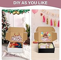 Vista 8 de Paquete de 30 cajas de envío blancas de 9 x 6 x 4 pulgadas, cajas de correo corrugado, cajas de embalaje para productos, caja de cartón reciclable