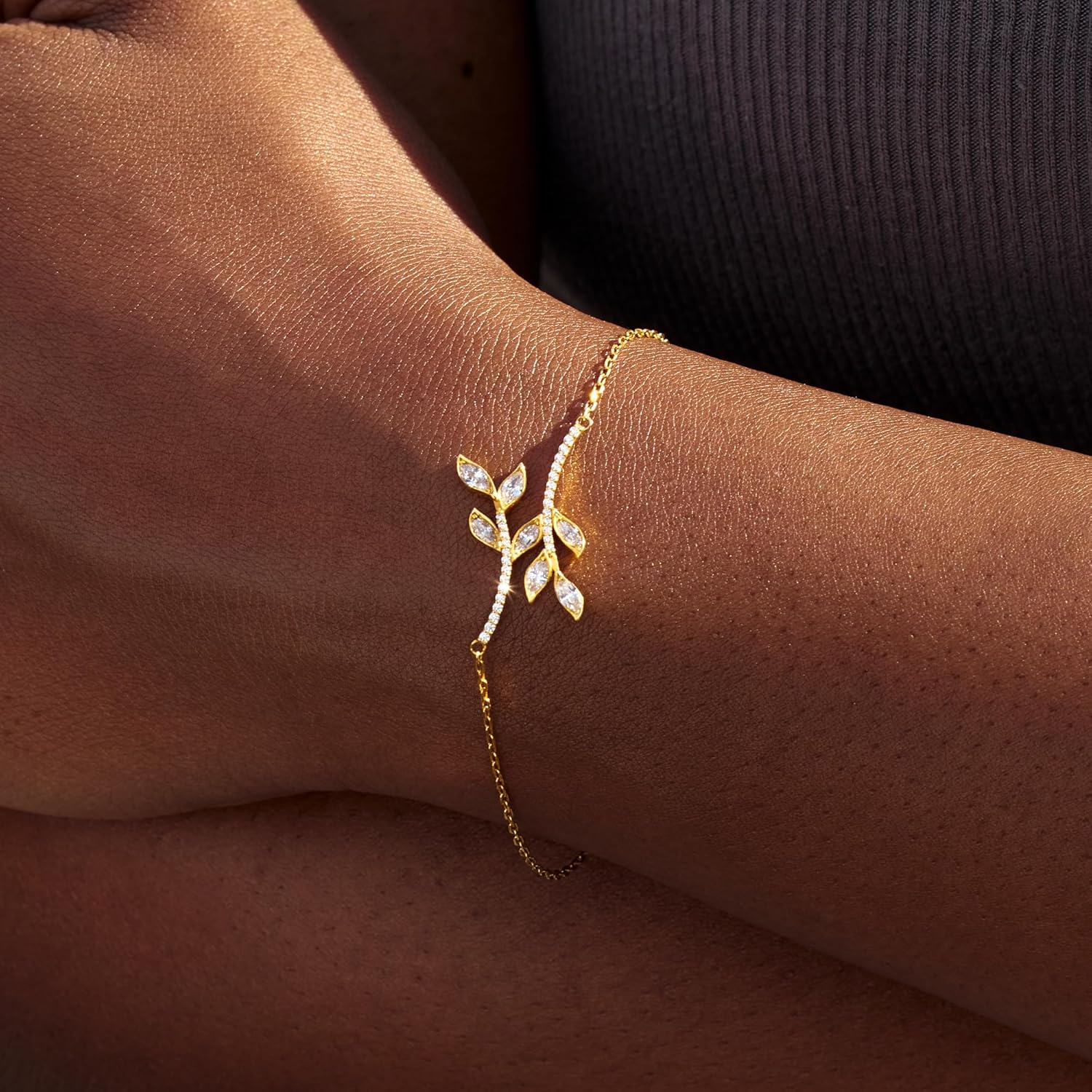 STORYJEWELLERY Teacher Christmas Gifts, Teacher Bracelets for Women, Christian Teachers Jewelry, End of Year & Thank You Appreciation Gifts for Teachers, Sterling Silver Leaf Bracelet - Image 6