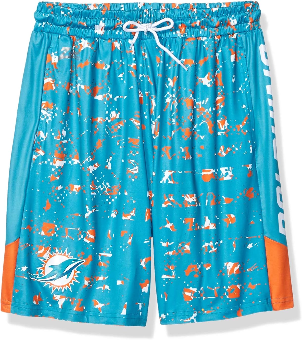Zubaz Officially Licensed NFL Men's Color Grid Shorts, Team Color