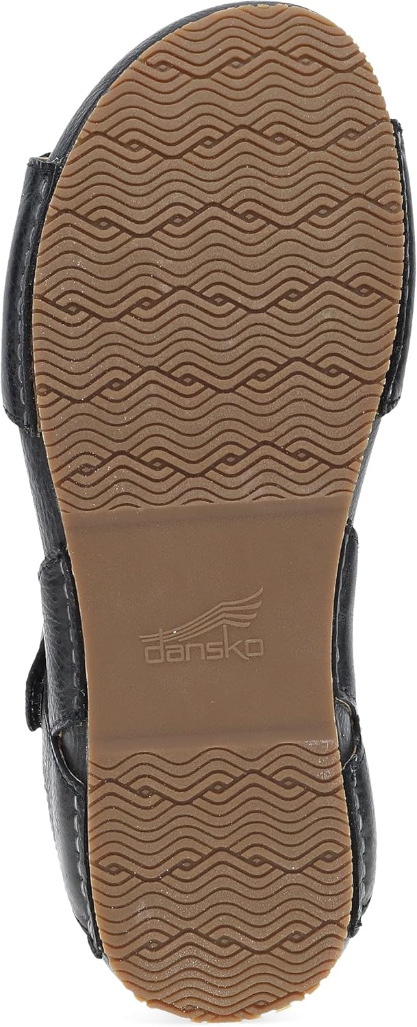 Dansko Tinsley Women's Luxe Leather Adjustable Sandals — Minimalist Platform, Multi-Strap Sandal with Cushioned Footbed, Breathable Leather Socklining & Durable Rubber Outsole