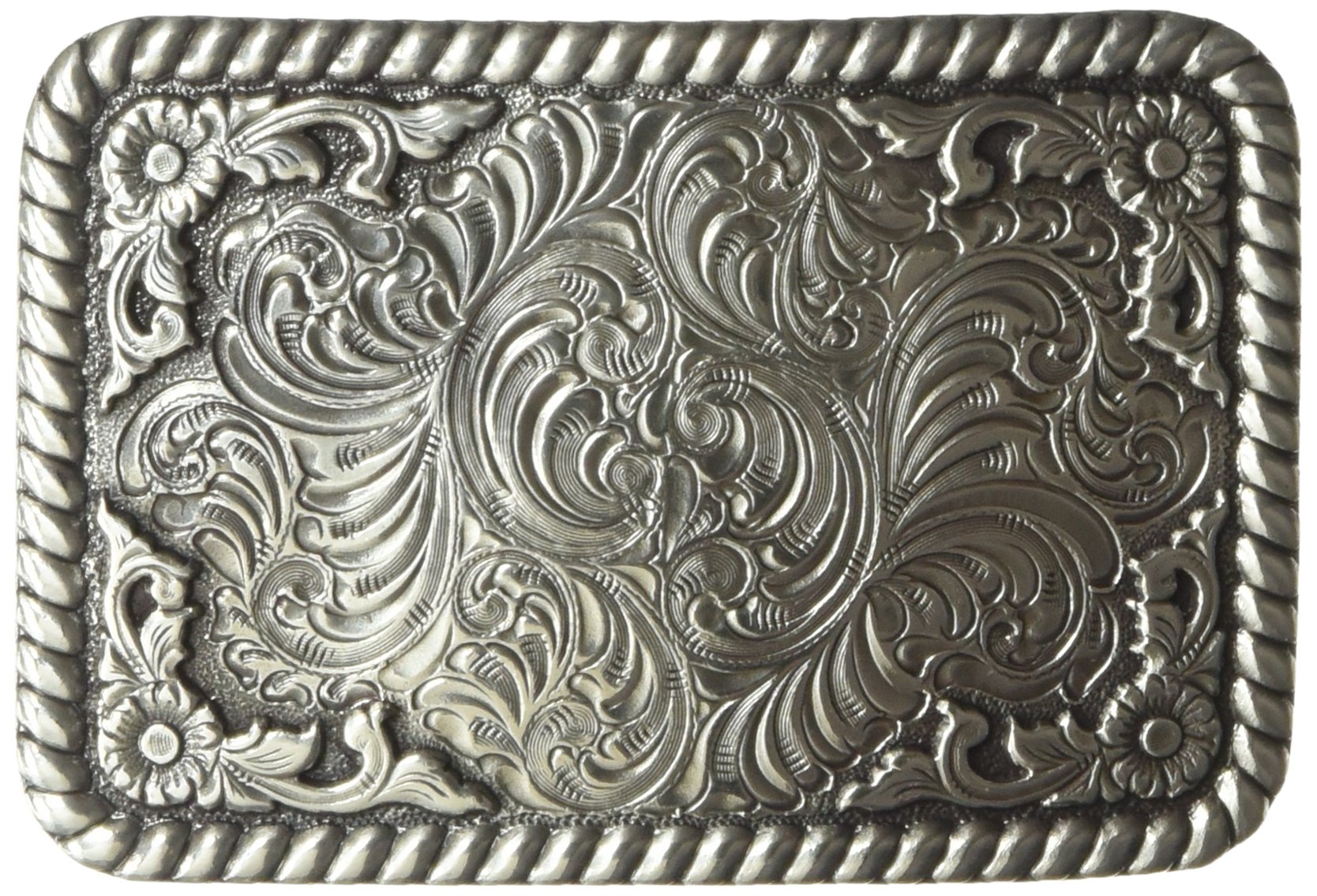 Nocona Men's Silver Square Buckle