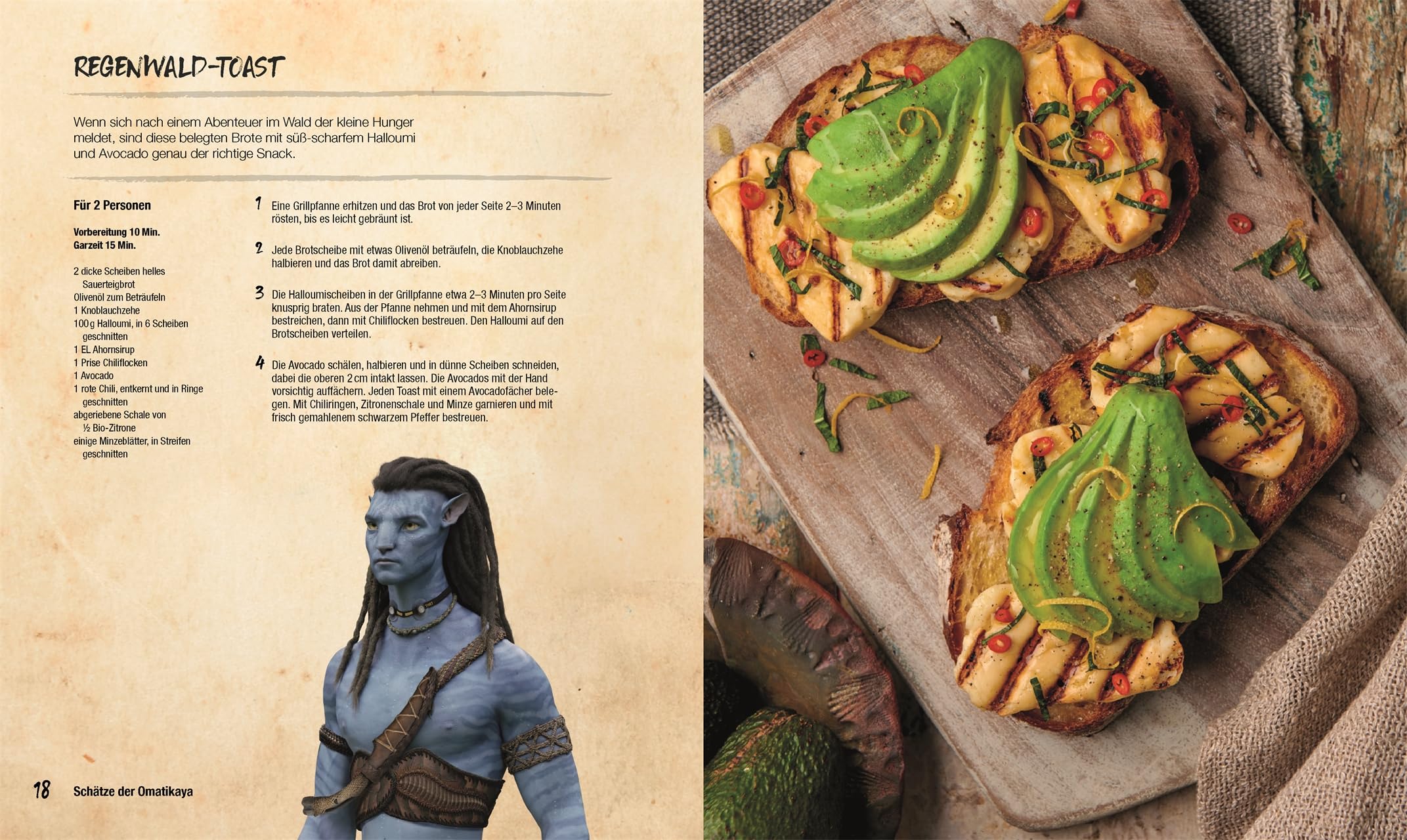 Avatar: Das offizielle Kochbuch von Pandora: Über 50 köstliche Rezepte für Film-Fans. Mit beeindruckenden Original-Bildern aus den Avatar Filmen