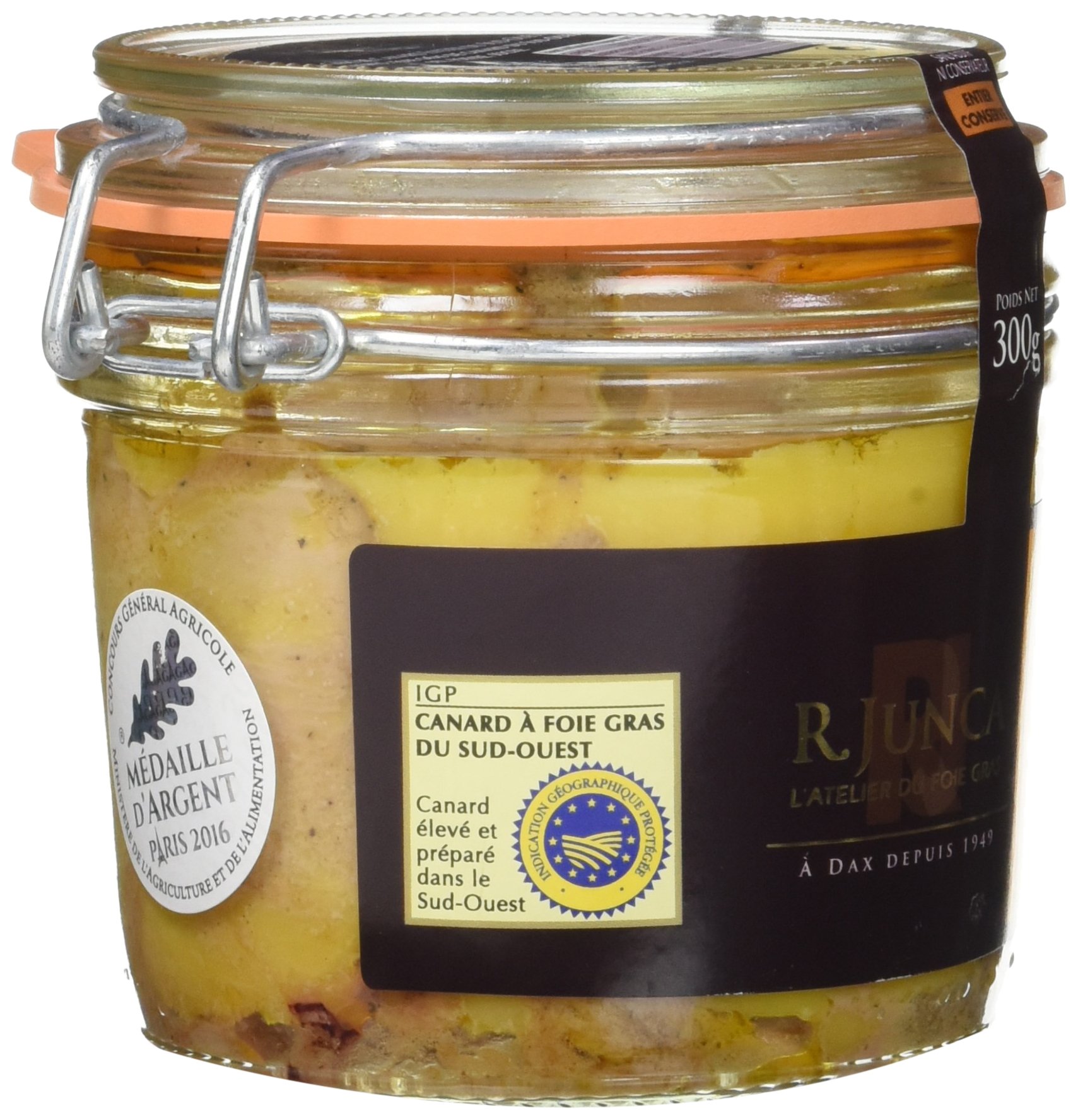 R. JUNCA Foie Gras de Canard Entier 300 g