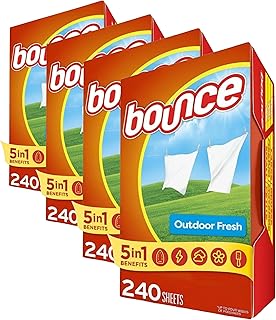 Fabric Softener Sheets,Outdoor Fresh Scent,240 Count (Pack of 4)