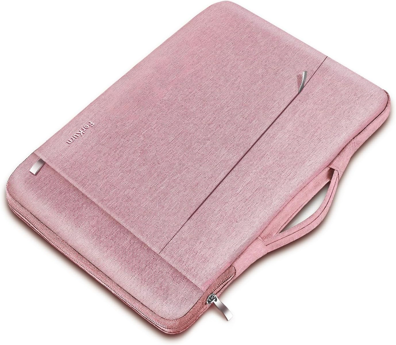 Chromebook Case 11 11.6 Inch Laptop Sleeve Case Compatible with Surface Pro 9 8 7,Laptop Go 12.4,Samsung Chromebook 4,iPad Pro 12.9,Acer Spin 311,ASUS,HP,Lenovo, Tablet Bag with Handle, Pink