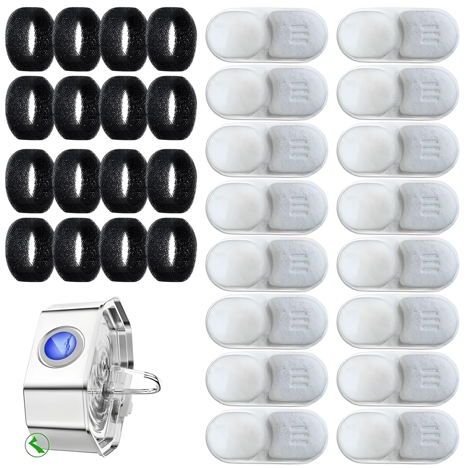 Veltros 32 Pieces Premium Drinking Fountain and Sponges Multi Layer Cleaning for Water Drinking Water