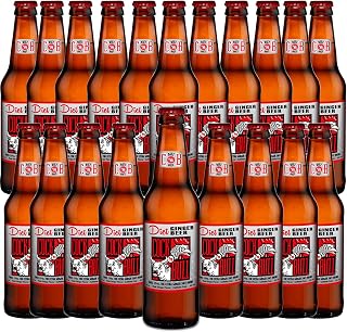 Cock n Bull Diet Ginger Beer 20 Pack 12oz Soda Bottles - Ideal Mixer for Cocktails, Mocktails, and Bartenders - Premium Quality for Perfect Mixed Drinks - Refreshing Flavor Profile- Made In USA