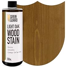Wood Stain Water Based | Light Oak | 500ml | Interior Furniture Stain | Light & Dark Stains | Eco-Friendly & Non-Toxic Wood Dye | Easy Application | Quick Dry & Low Odour