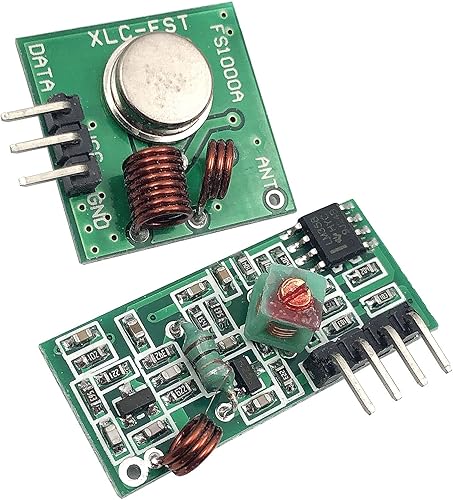 Miniatura 7 de FainWan 5 juegos de transmisor + receptor 433M Módulo transceptor súper regenerativo de alta frecuencia compatible con alarma antirrobo