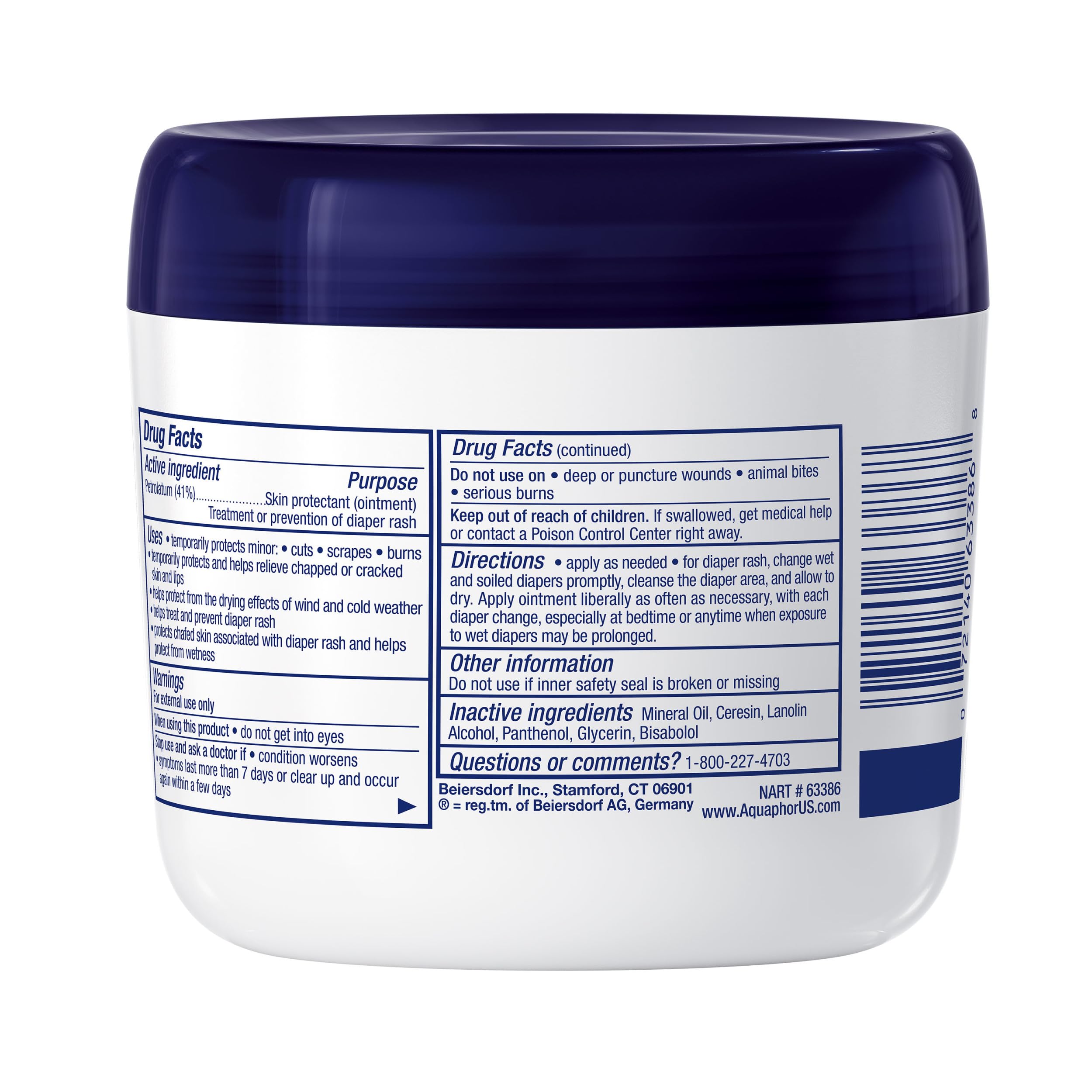 Aquaphor Baby Advanced Therapy Healing Ointment Skin Protectant, 14 OZ — Amazon image 9